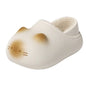 New Waterproof Cat Slippers Warm Bottom Cat Paw Kitty Mules Fluffy Closed Toe Cat Paw Slippers Outdoor Indoor